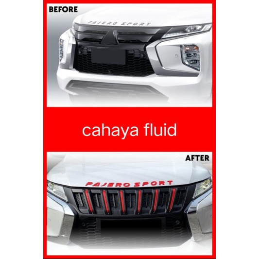 grill Pajero sport 2021 facelift