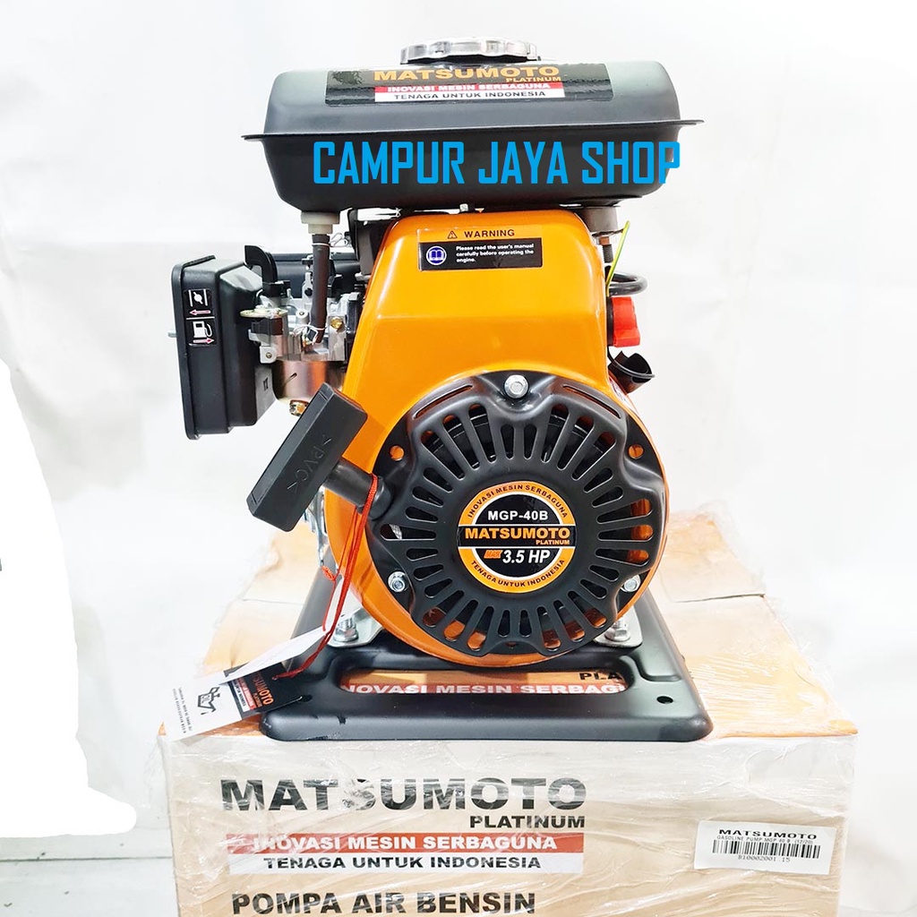 Mesin Pompa Alkon Jinjing 1,5 inch Matsumoto MGP 40B Alkon Promo Murah 3,5 Hp 3,5 Pk 3,5Hp 3,5Pk