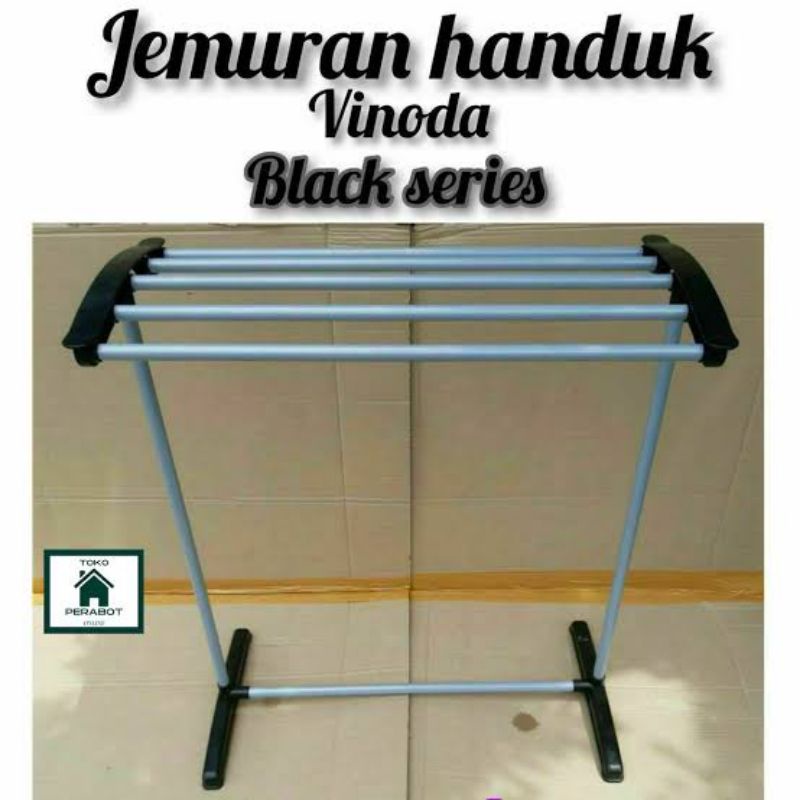 Kba Ali Jemuran Handuk Vinoda Hitam