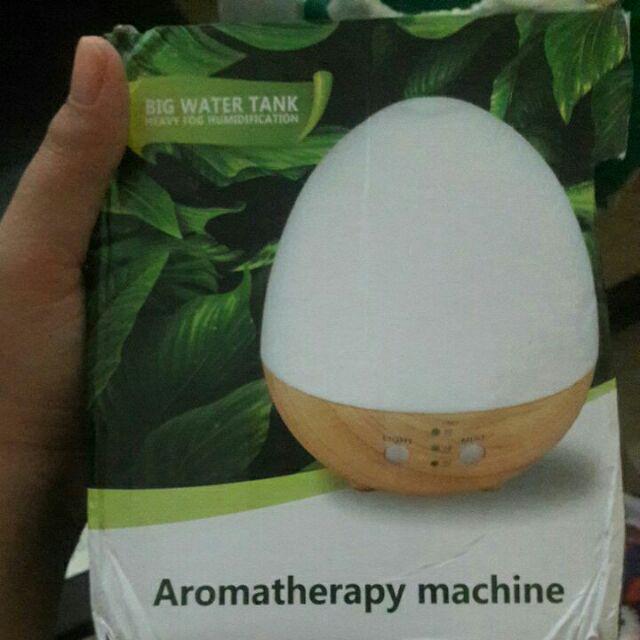 [ Cod ] Aroma Diffuser Pelembab Udara Aromatherapy Air Humidifier Oil Egg Shape 235ml