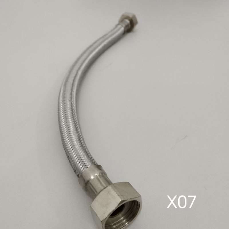 Selang Fleksibel Anyam 30 Cm Stainless- Flexible Hose 30cm Selang Air Wastafel Closet X07