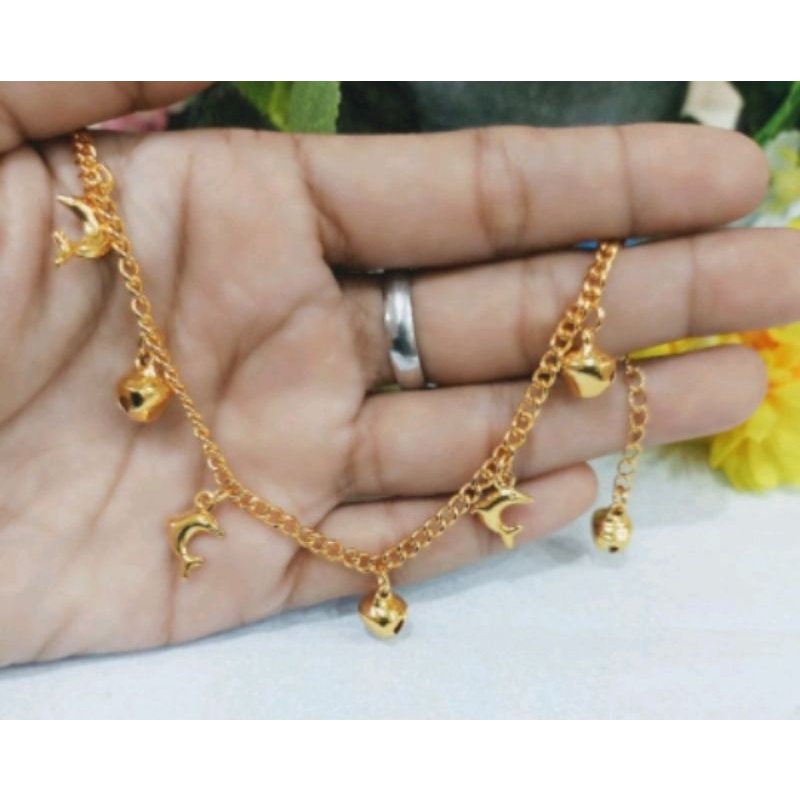 Gelang xuping branded Rantai wanita dewasa/remaja Lapis Emas Gold top RANDOM termurah model mewah-3