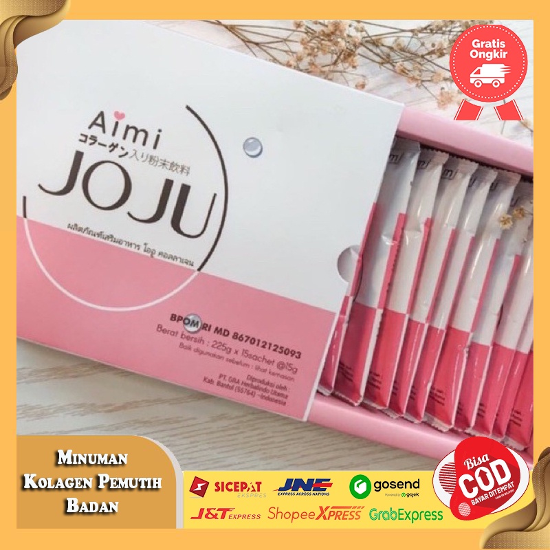 Joju Collagen Drink | Minuman Kolagen Pemutih Badan | Aimi Joju Collagen Drink