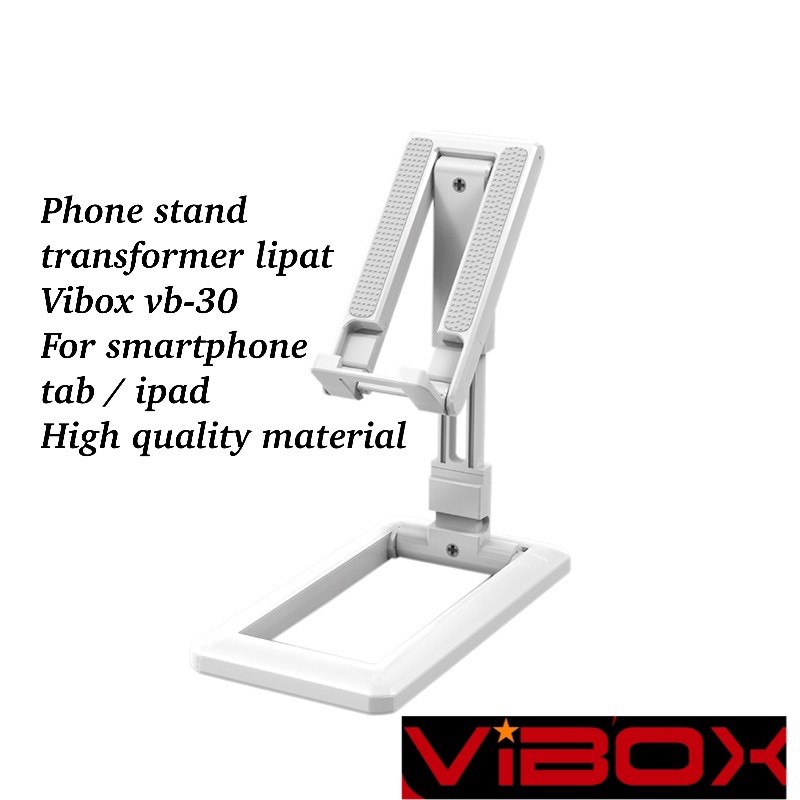 HD23s Liftable Foldable Phone Holder Stand HP Meja Folding desktop HD-23S / VB30 VIBOX transformer