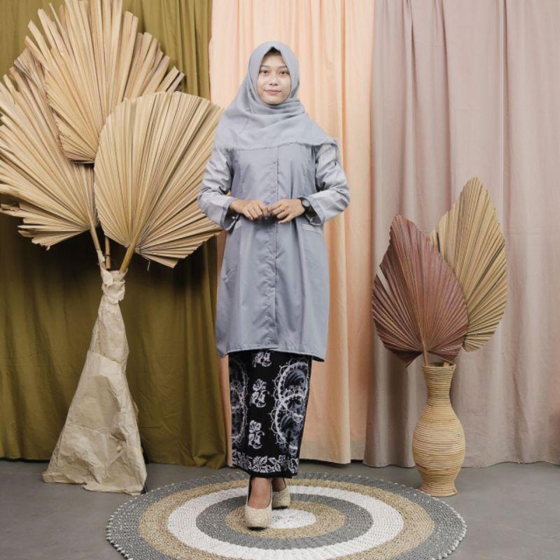 Set Tunik Lurik // Setelan Santri // Set Tunik+Sarung