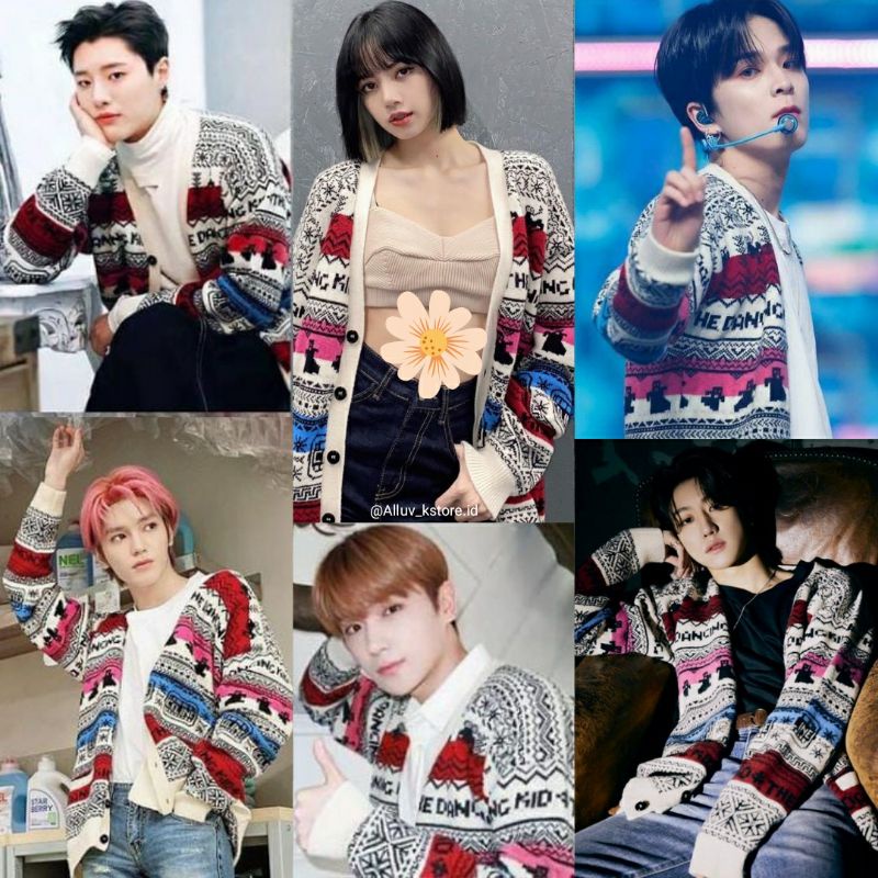 [RESTOCK] Cardigan Taeyong, Haechan, Lisa, Asahi, The 8, Woodz
