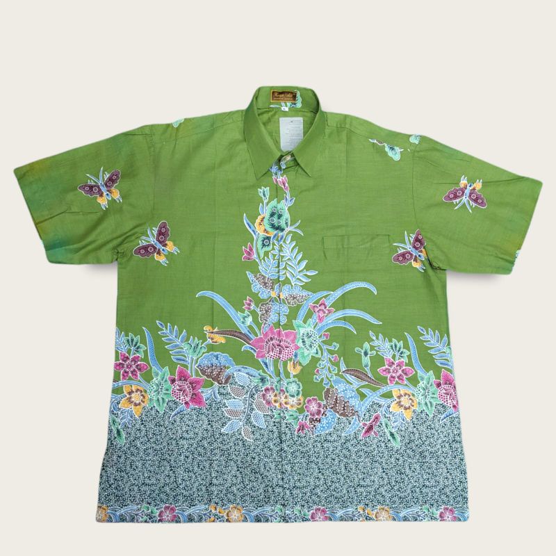 KEMEJA BATIK PRIA MODERN LENGAN PENDEK BIG SIZE