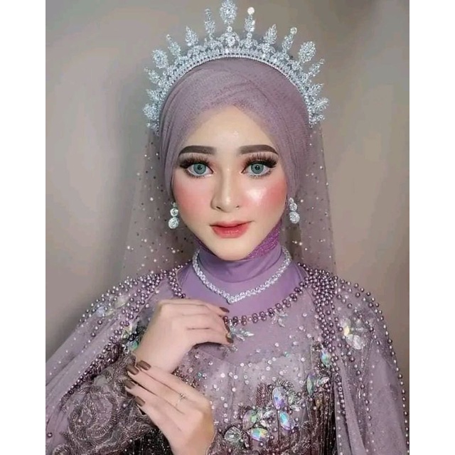 Tille halus / soft tille polos pengantin / soft tille hijab /turban pengantin / tille lembut flowy