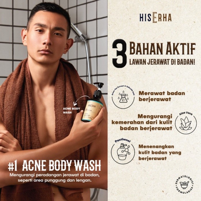 His Erha Body Wash 100 ml