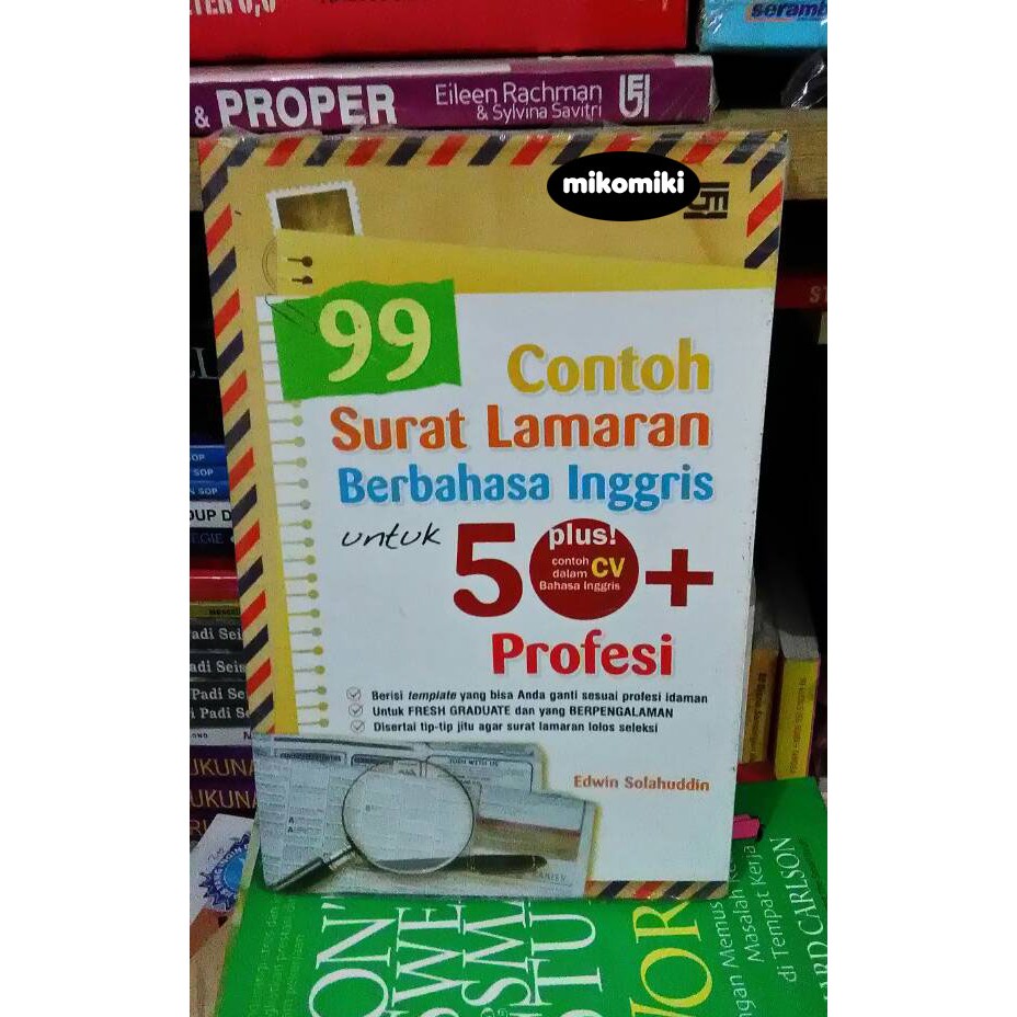 Contoh Surat Lamaran Kerja Di Toko Buku Gramedia