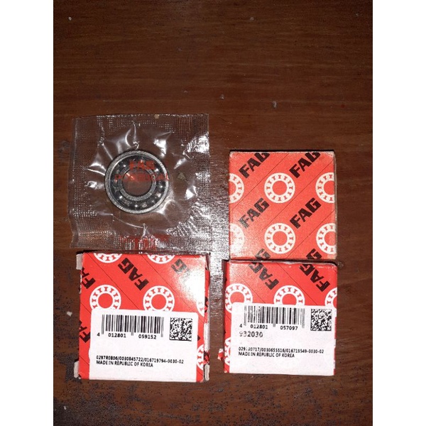 bearing set fag rasio f1zr