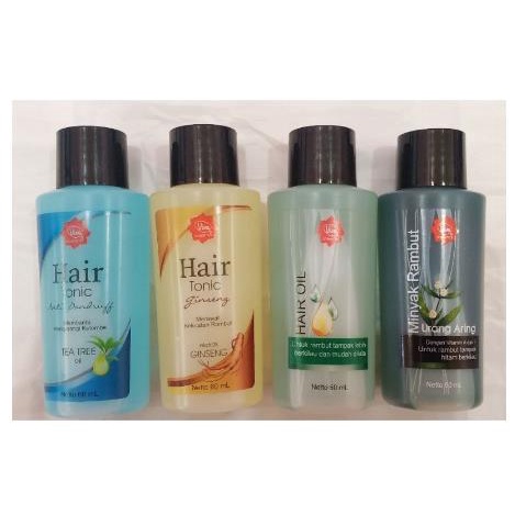 * NCC * Viva Hair Tonic dan Hair Oil Minyak Rambut Ginseng Anti Dandruff Lidah Buaya dan Daun Waru Urang Aring