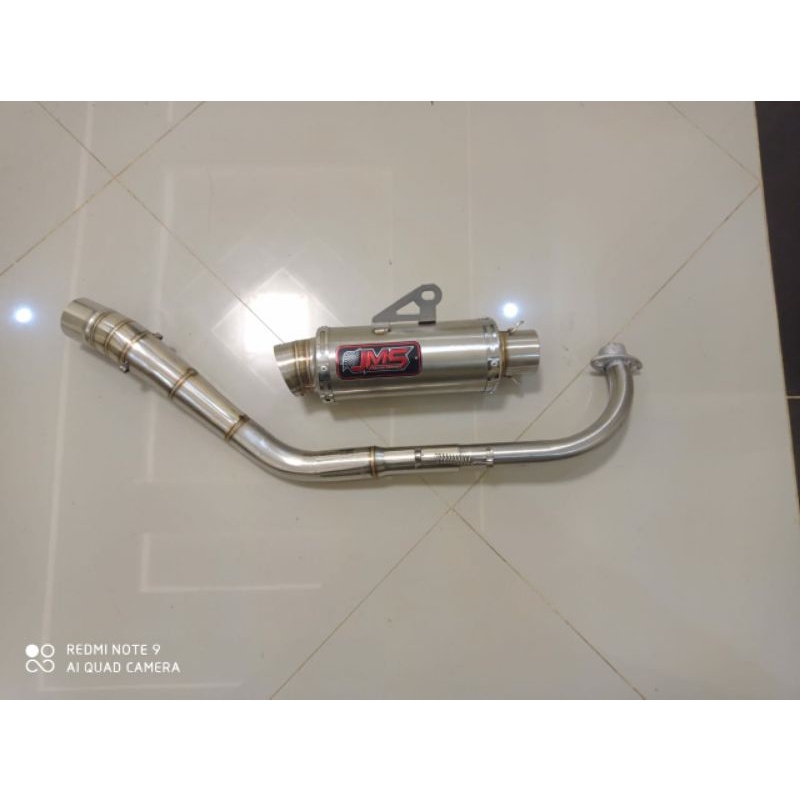 Knalpot JMS Racing Astrea Grand Knalpot Grand Prima Legenda Knalpot Bebek Kolong. Knalpot Racing Ter