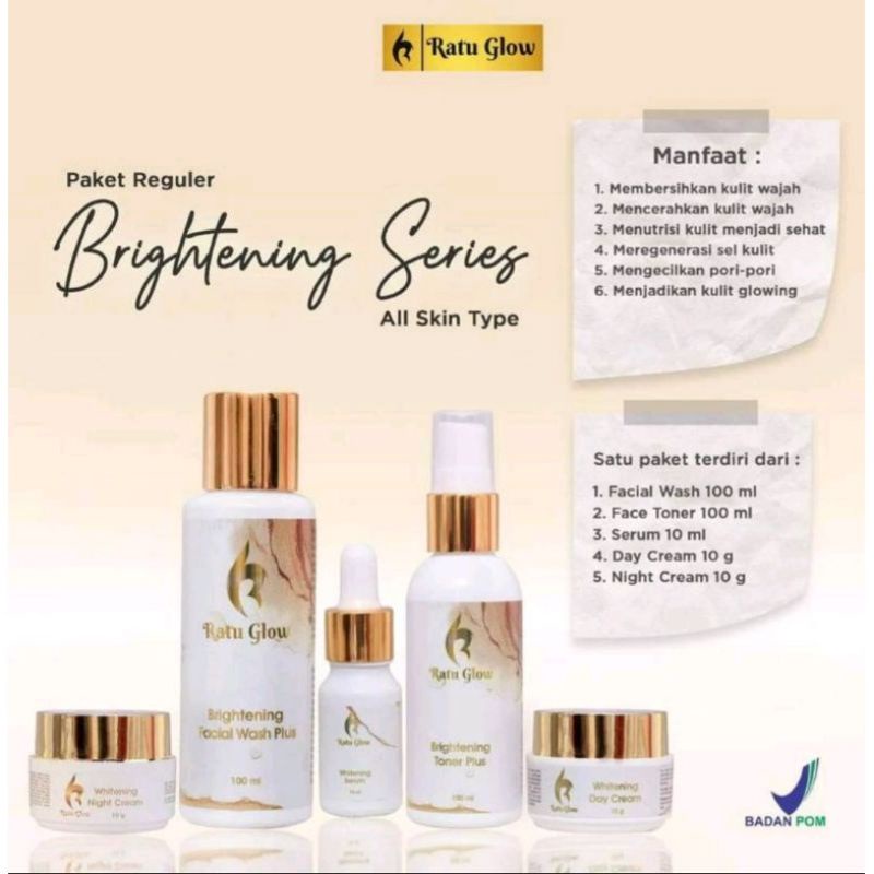 𝗥𝗮𝘁𝘂 𝗚𝗹𝗼𝘄 𝗣𝗮𝗸𝗲𝘁 𝗥𝗲𝗴𝘂𝗹𝗮𝗿 Acne Series &amp; Brightening Series Original BPOM