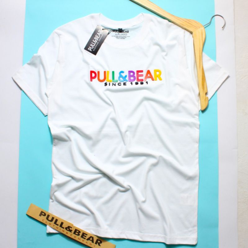 Kaos Casual Pria Pull&amp;Bear™ Original T-shirt Men's Cloth Distro | Atasan Pria | Baju Pria