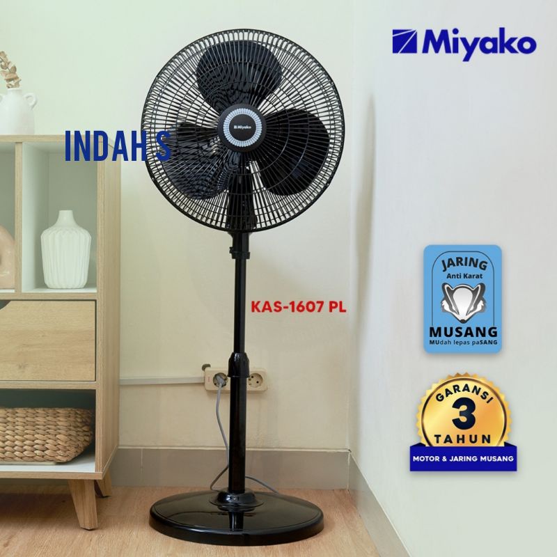 Kipas Angin MIYAKO KAS 1607 PL / Standfan MIYAKO 16Inch KAS 1607PL