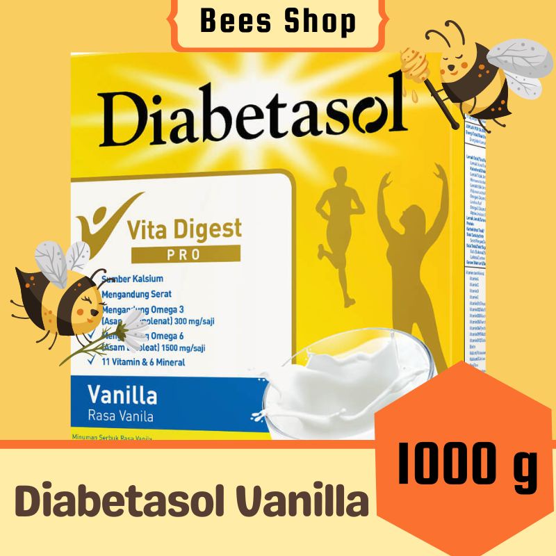 

Diabetasol 1000 gram Rasa Vanilla