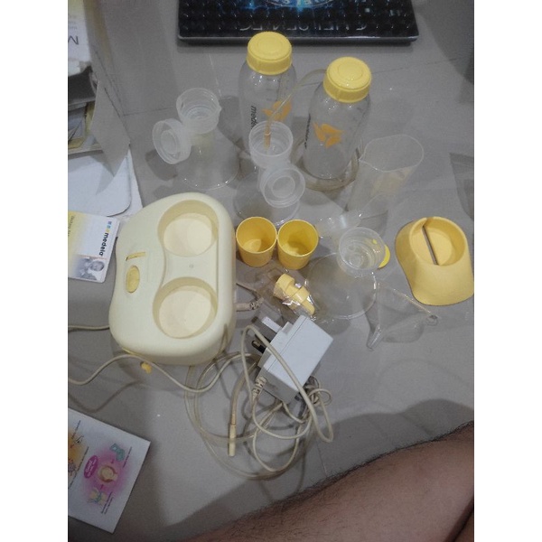 pompa asi medela mini electric plus single or double pumping set