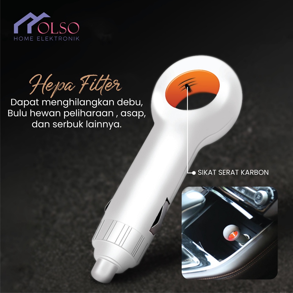 AIR PURIFIER MINI PENGHILANG ASAP ROKOK PEMBERSIH UDARA MOBIL