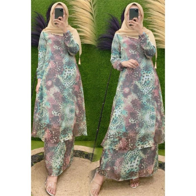 Baju setelan motif malaysia