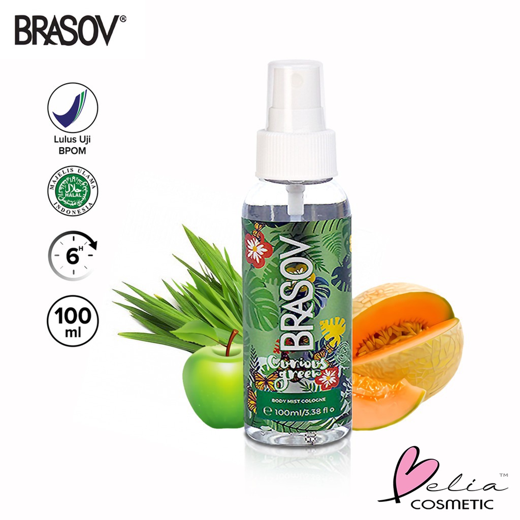 ❤ BELIA ❤ BRASOV Body Mist Spray Cologne Refreshing Fragrance 100mL