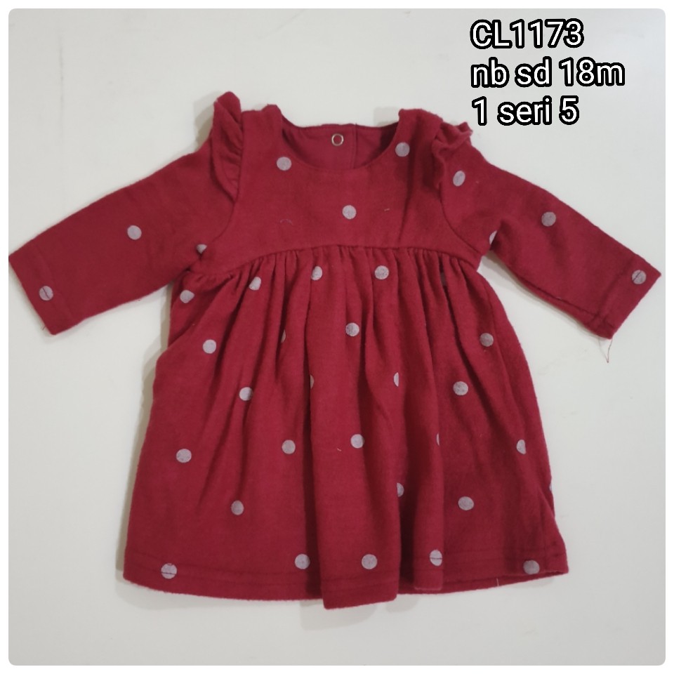 Catel Love Dress Katun cewe/Dress anak