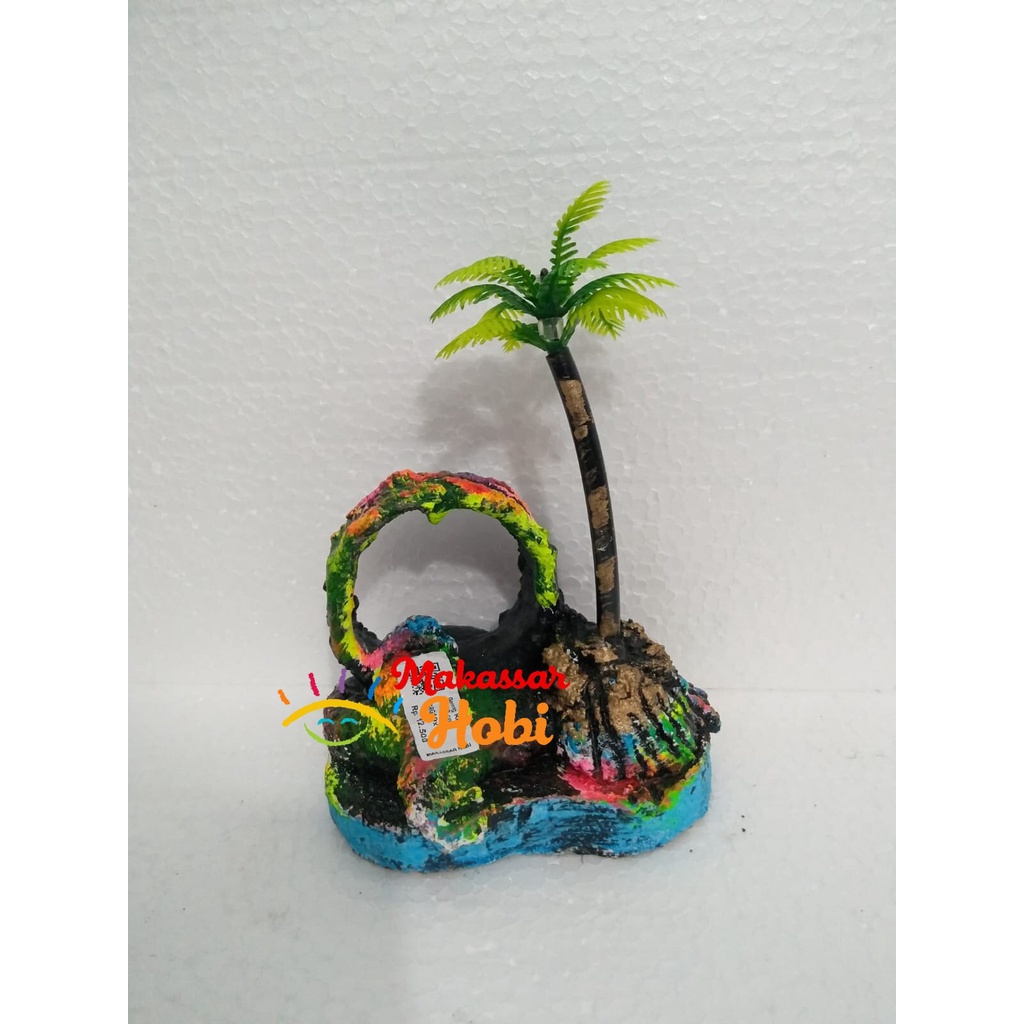 Gorong Kelapa 10 x 12 cm Hiasan Aquarium Aquascape Akuarium Ornamen