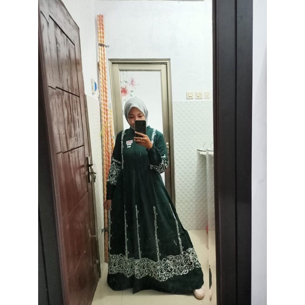 (BISA COD) GAMIS TWILL ORI AKSARA JAWA|| GAMIS TWIL MODEL FLOY