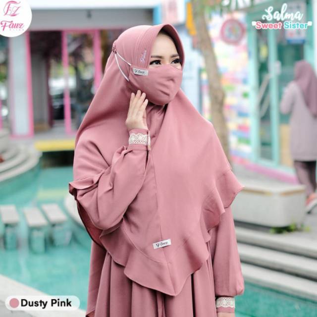 TERBARU - SALMA DRESS ORIGINAL BY PUAN IDN (Bisa Di beli Terpisah Gamis | Jilbab )