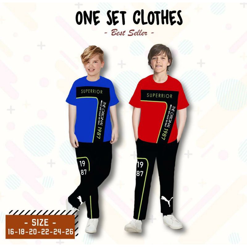 setelan celana panjang London kids junior