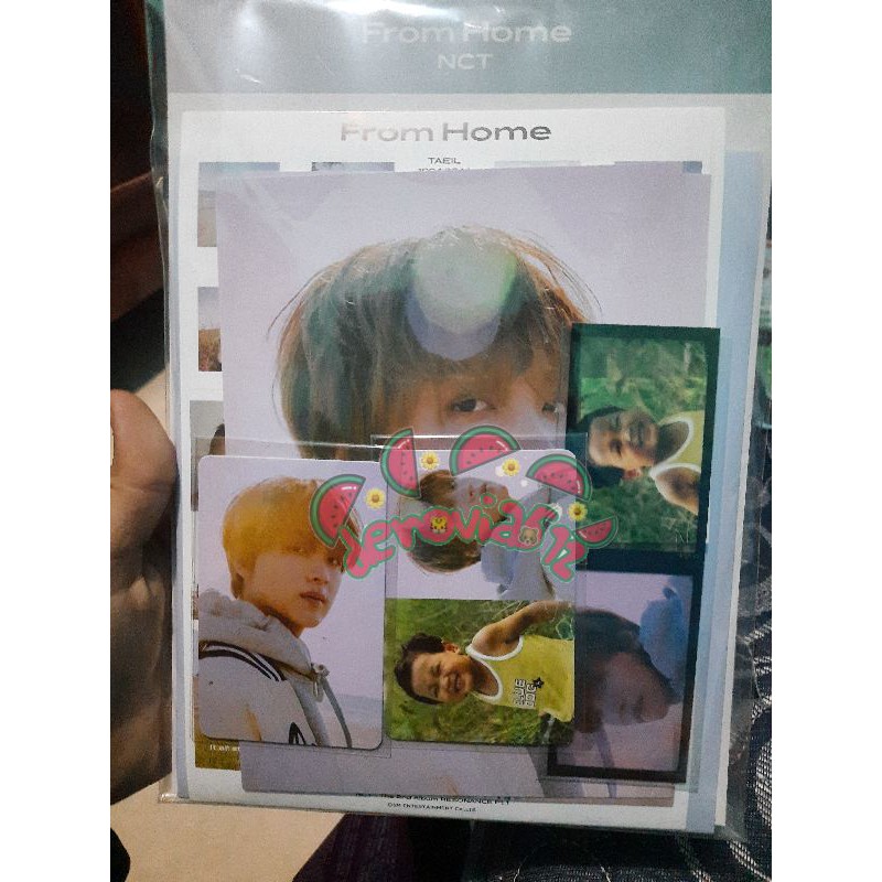 Photo Frame deco Sticker From Home (Haechan Set)