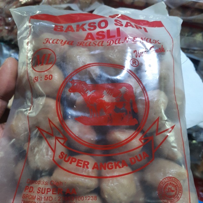 

Baso Sapi Asli Super Angka Dua - Isi 50