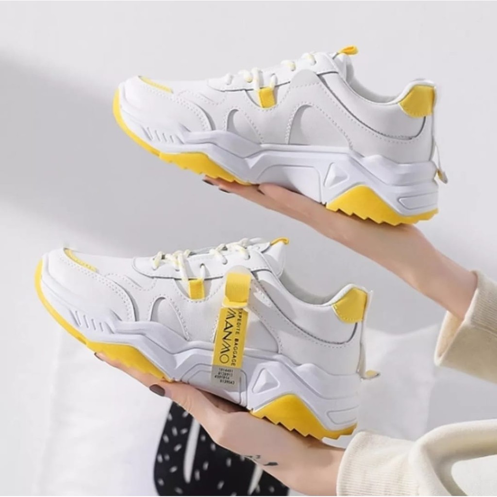 12.12 SEPATU SNEAKERS WANITA WANWO FASHION SPORT TALI