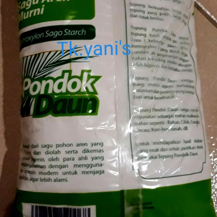 

b011tee Pondok Daun Tepung Sagu Aren Murni Da01D100