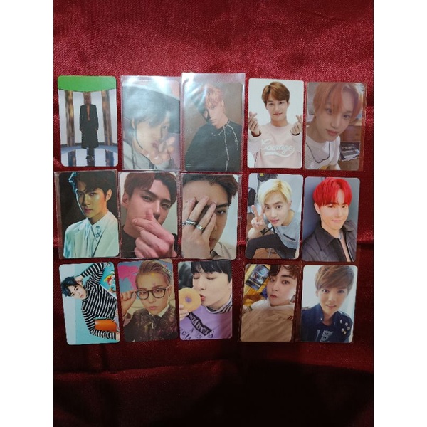 Photocard EXO Album Kai Sehun Suho Luhan Xiumin