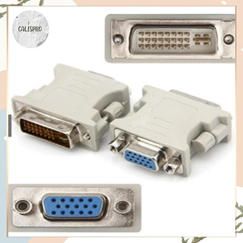 KONVERTER DISPLAY DVI 24+4 PIN TO VGA / CONNECTOR DARI DVI 24+5 MALE TO VGA FEMALE