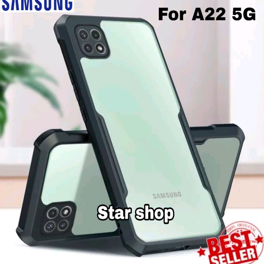 Case Samsung A22 5G A22 4G Protective Camera Shockproof Rugger Cover - SAMSUNG A22 4G A22 5G