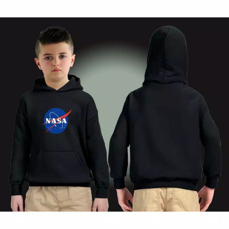 Jaket Hoodie Nasa anak Sweater nasa switer anak anak cewek / cowok