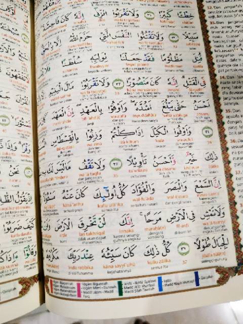 AL QURAN AN NUR A4 BESAR LATIN PER KATA TERJEMAH BEST SELLER REGULER