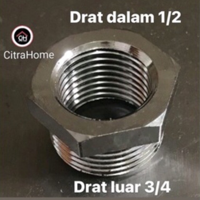 Verlop Ring Kuningan 3/4” x 1/2” ITZU Japan Quality