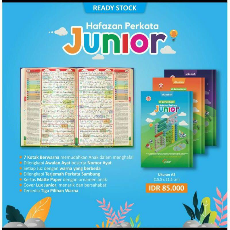 Alquran Hafazan perkata junior