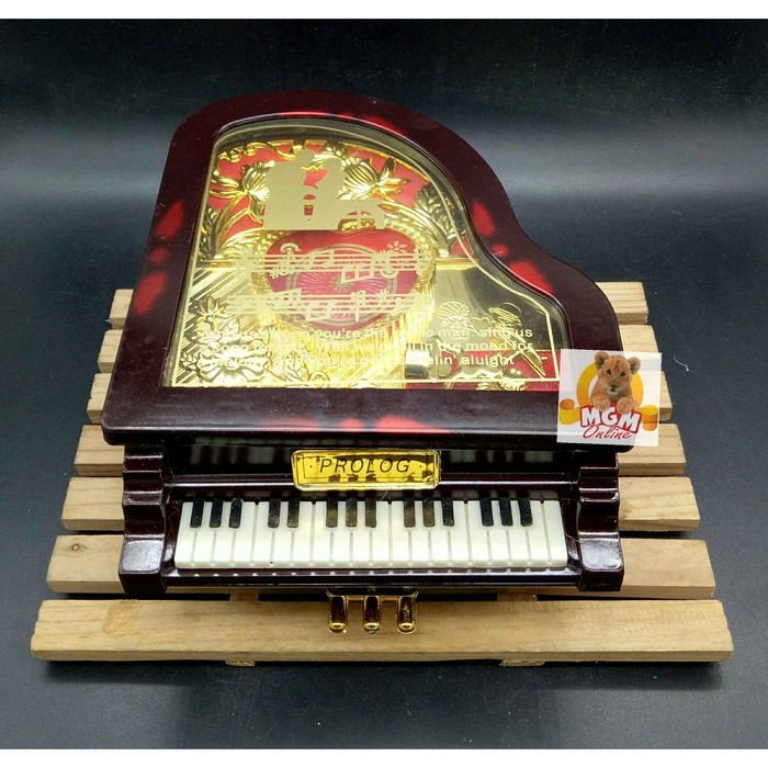 Kotak perhiasan GRAND Piano / Kotak musik / Jewelry Music Box 9092