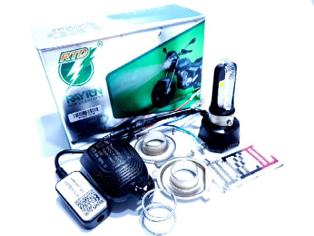 LAMPU UTAMA LED RTD M02K WIRELESS CONTROL SMARTPHONE STEL 4 SISI MATA LED H6 H4 HS1-4