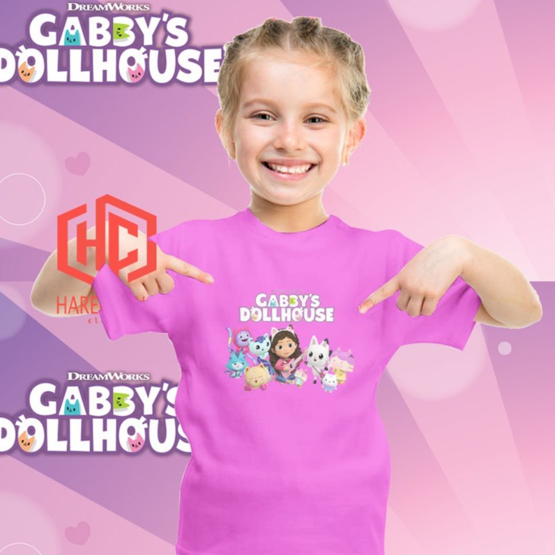 Baju  Anak perempuan gabby doll house
