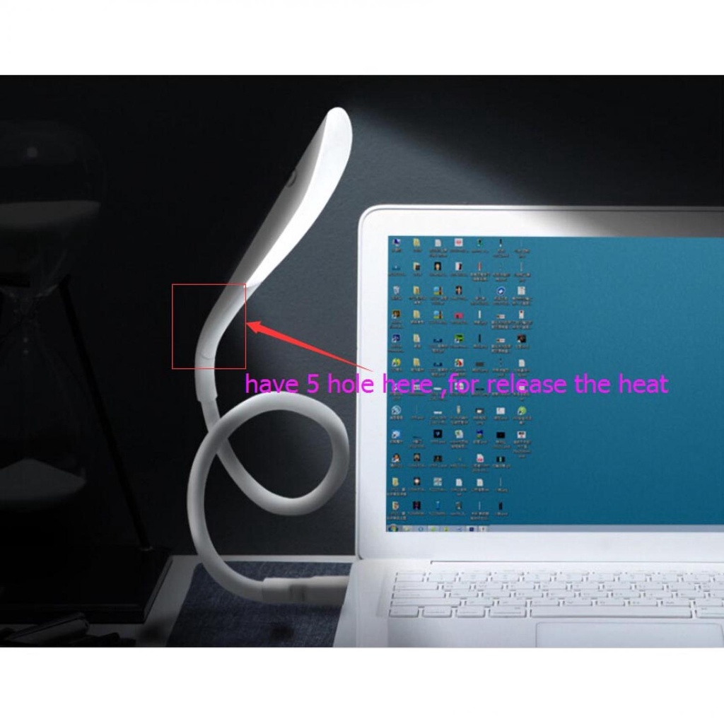 (BISA COD) RVOSTR Centechia Lampu LED USB Flexible 3 Light Level - T1A