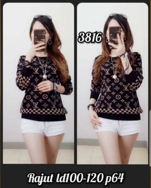 Dress/Sweater LuV Rajut Import (3795/3816)