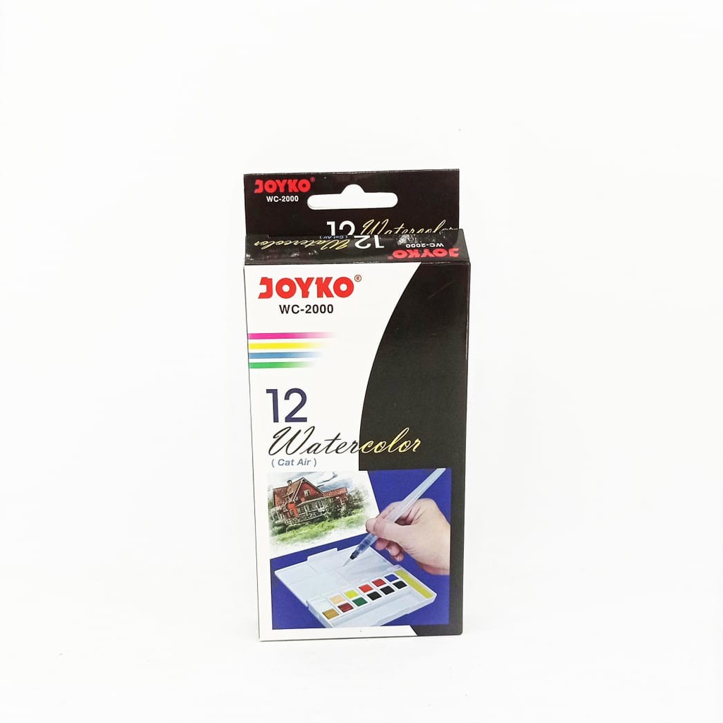 

Joyko Watercolour WC 2000 12 Colours / Cat Air Joyko