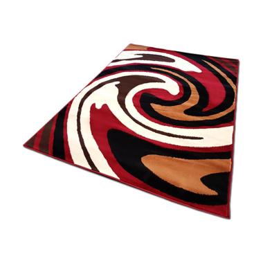 STARDUST Karpet Lantai 155x210 ST23 Maroon-1