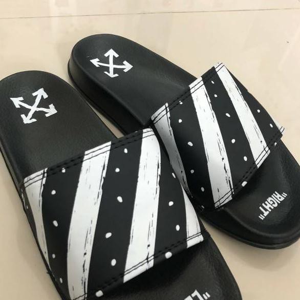 Best Product 76WL8 GROSIR SANDAL OFF WHITE IMPORT SANDAL OFF WHITE PRIA SANDAL OFF WHITE MURAH 91 Se