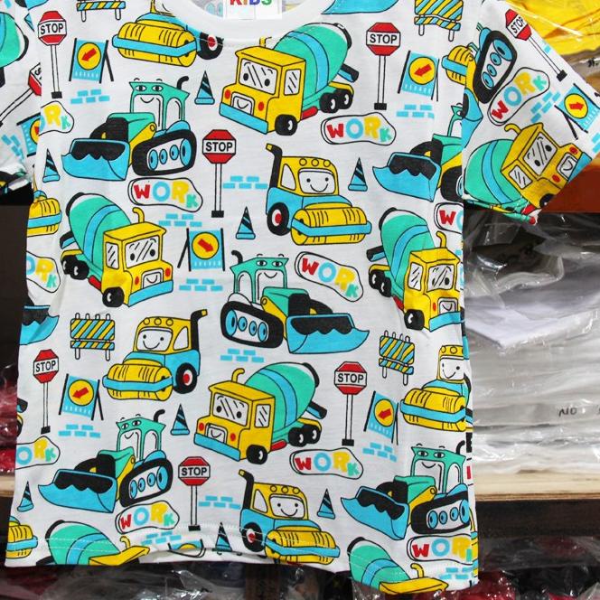 ● KAOS ANAK MOTIF Truk molen ➽
